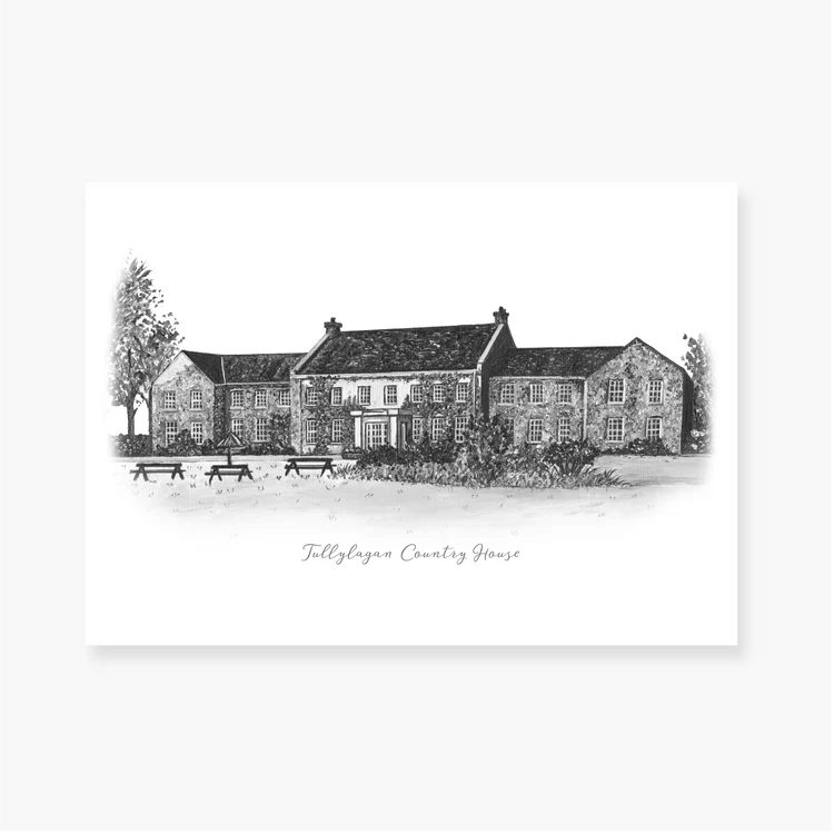 Tullylagan Country House Art Print | Roco & Miley