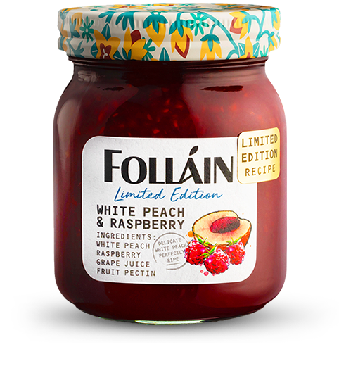 White Peach & Raspberry Jam | Folláin