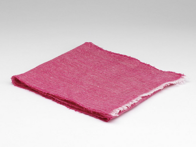 Irish Linen Fuchsia Herringbone Scarf