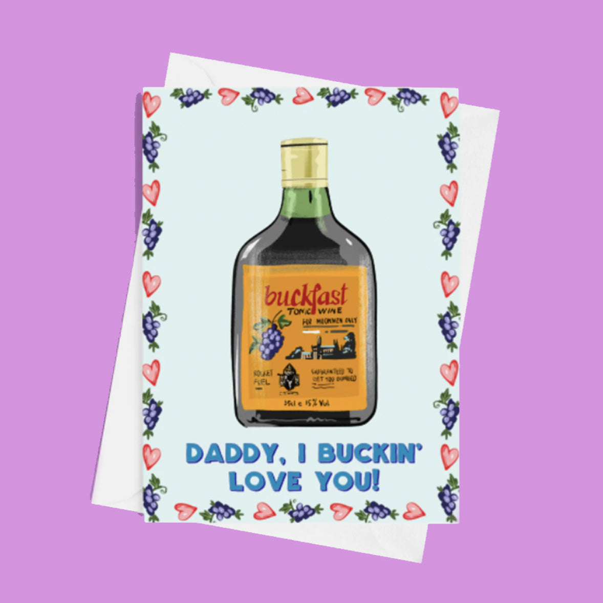 Tarjeta del día del padre de Daddy I Buckin' Love You