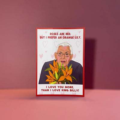 ian paisley valentines day card