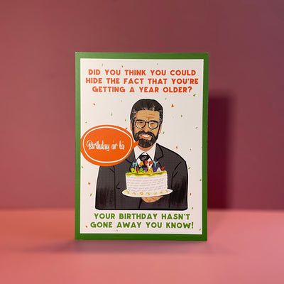 gerry adams birthday card