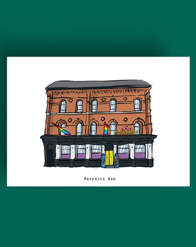 Maverick Bar Pub Print